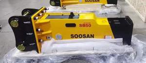 Martillo hidráulico SOOSAN modelo SB 50 tipo caja adecuado para mini excavadoras retroexcavadoras y minicargadoras para excavar. - Product Image 6