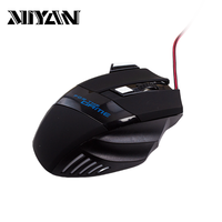 Nouvelle Souris Filaire G6 2026 Populaire avec 7 Lumières LED Respirantes, Souris de Jeu USB Filaire 7D pour Gamers à Prix Abordable avec Rétroéclairage