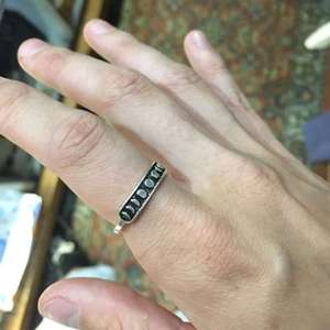 Moon <b>Ring</b> For Women Silver Gold Color Fashion Jewelry Gift Occasion Retro Design Star Pattern Yiwu Origin - Product Image 5