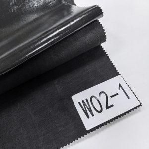 Fodere per scarpe nere con adesivo TPU Hot Melt Film in cotone tessuto laminato superiore per la modellatura del materiale - Product Image 1