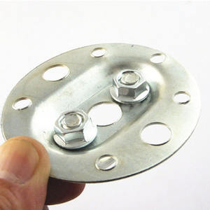 Plaque <span class=keywords><strong>de</strong></span> suspension ronde galvanisée <span class=keywords><strong>pour</strong></span> <span class=keywords><strong>lustre</strong></span> en cristal, <span class=keywords><strong>crochet</strong></span> <span class=keywords><strong>de</strong></span> <span class=keywords><strong>plafond</strong></span> fermé, <span class=keywords><strong>crochet</strong></span> <span class=keywords><strong>de</strong></span> suspension résistant à la charge, accessoires <span class=keywords><strong>pour</strong></span> lampes - Product Image 3