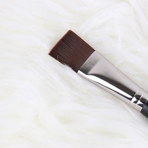 Pennello Contorno Premium Morbido Sintetico <span class=keywords><strong>per</strong></span> Fondotinta Liquido e <span class=keywords><strong>in</strong></span> <span class=keywords><strong>Crema</strong></span>, Correttore e Applicazione Maschere Viso Piatte - Product Image 2