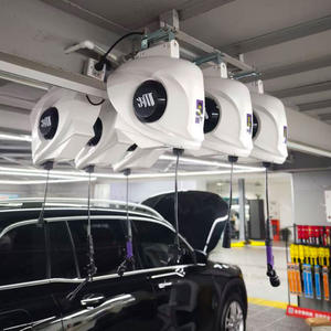 Carrete de Manguera Retráctil 3 en 1 (Agua/Aire/Eléctrico) Diseño Delfín - Sistema de Limpieza Comercial y Doméstica para Detallado Automotriz - Product Image 3