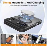 Funda Magnética de Vidrio Templado de Doble Cara JUNBO 9H para iPhone 18 17 16 15 Pro Max, Protección Total a Prueba de Golpes y Arañazos