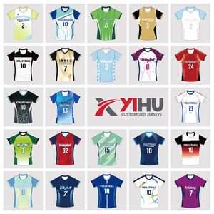 Seragam Voli Wanita Jersey Voli Custom Menggunakan Kain Spandex Elastis - Product Image 1