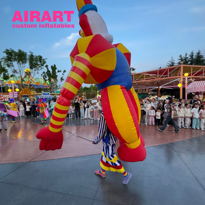 Marioneta de payaso de circo inflable para parque de atracciones para fiesta de desfile, marioneta de hombre inflable de actividad escénica - Product Image 3