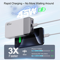 Power Bank Portabel Ringkas Nobis USA Stock 45W 20000 MAh 20000mAh Kapasitas Tinggi Pengisian Cepat untuk Smartphone Dijual