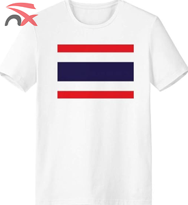 Chemises à manches courtes en polyester imprimées en gros, motif carte, drapeau national thaïlandais, <span class=keywords><strong>t</strong></span>-<span class=keywords><strong>shirt</strong></span> en tissu - Product Image 3