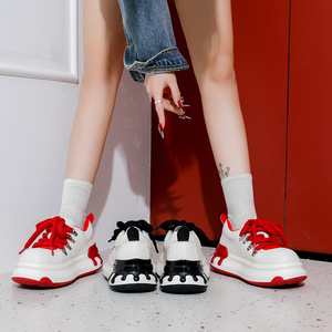 Zapatos de Moda con Suela Gruesa y Combinación de Colores, Estilo 2026 - Casuales y Versátiles - Zapatillas que Aumentan la Estatura - Product Image 3
