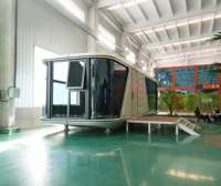 Capsule de camping design moderne et luxueux Maisons préfabriquées Capsule House Space Capsule avec système intelligent