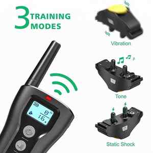 עמיד למים אופנה ידידותית לסביבה, נטענת פלסטיק כלב מחמד גדול 3 מצבים צפצוף רטט הלם 1000ft - Product Image 4