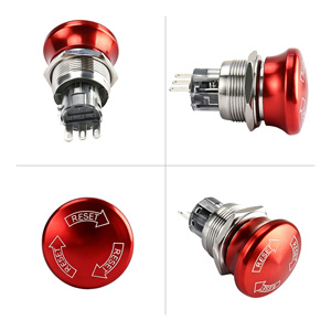 Emergency Stop Button 19mm 22mm Normally Close Push off Electric Vehicle Charging <b>Station</b> Robot Control Switches Ip65 - Product Image 3