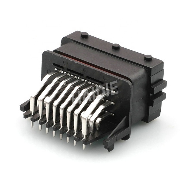 24 Pin Automotive ECU PCB ECU Male Female Plug Wire to Board Connector Wire Harness HCCPHPE24BKA90F