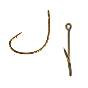High quality Kahle Offset Fishing Hook EP-L141 WIDE GAP Offset Live Bait Fishing Hooks (E10)