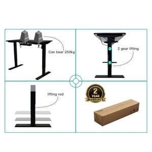 High <b>End</b> 5-Year Warranty Cheap Electric <b>Table</b> Computer Standing Desk Smart Height Adjustable Desk Office - Product Image 6