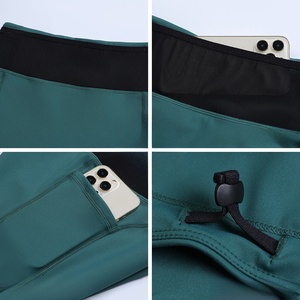 <span class=keywords><strong>Pantaloncini</strong></span> da donna che corrono stretti <span class=keywords><strong>pantaloncini</strong></span> <span class=keywords><strong>sportivi</strong></span> elasticizzati con logo personalizzato <span class=keywords><strong>pantaloncini</strong></span> attillati in Nylon da palestra ad asciugatura rapida - Product Image 6