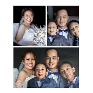 Tùy chỉnh phong cách hiện đại handpainted bức tranh sơn dầu Chân Dung trên vải từ ảnh của bạn - Product Image 4