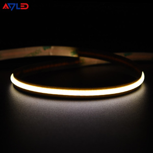 UL Listed Free Cut 528 Chips 8mm COB Strip Light DC12V 10 W/M 3M ruban adhésif soutenu pliable IP65 étanche 5000K led light strip - Product Image 4