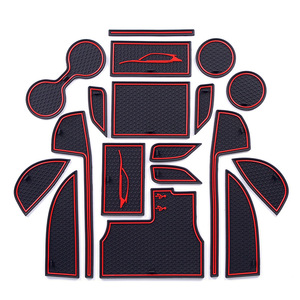Almohadillas para ranura de puerta de coche para <span class=keywords><strong>Mazda</strong></span> <span class=keywords><strong>2018</strong></span>, alfombrillas para consola central, portavasos, insertos, revestimientos, <span class=keywords><strong>accesorios</strong></span> interiores - Product Image 2