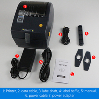 Xprinter 480B imprimante POS thermique directe avec étiquette d'expédition USB 100*100/150mm autocollant 108mm Max Logo imprimante nouveau Stock