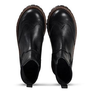 <span class=keywords><strong>Botines</strong></span> de piel auténtica para <span class=keywords><strong>mujer</strong></span>, botas con Logo personalizado, para Otoño e Invierno - Product Image 2