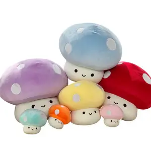 Cartoon mushroom plush toys custom stuffed toys soft toys suppliers manufacturer high quality custom size custom logo