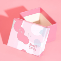 Benutzer definiertes Logo Gedruckte Verpackung Karton Pink Matte Finish Versand Versand boxen Recycelbare Geschenk box für Süßigkeiten, Kleidungs stück