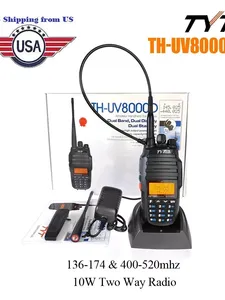 วิทยุสื่อสารแบบมือถือ TYT TH-UV8000D ระยะไกล 10 วัตต์ กำลังส่งสูง สองย่านความถี่ จอแสดงผลคู่ รุ่น L763 - Product Image 2