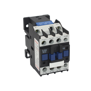 Contacteur électrique LC1D CJX2-2510 triphasé 50/60Hz 25A avec contacts en cuivre/argent, AC220V/380V, montage sur rail DIN - Product Image 1