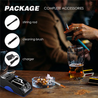 Accessoires de fumeur de qualité supérieure avec prise EU/US, cadeau pour hommes, dispositif de précision portable, rouleuse à tabac électrique, machine à cigarettes automatique