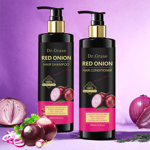 Shampooing et revitalisant professionnels à base d'huile naturelle d'oignon rouge de haute qualité OEM, hydratant, régulateur de sébum, <span class=keywords><strong>anti</strong></span>-<span class=keywords><strong>chute</strong></span> et stimulant la repousse des cheveux - Product Image 1