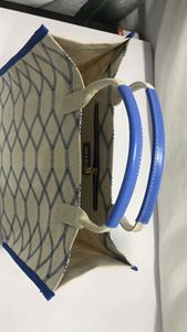 Bolsa de Compras Personalizada y Elegante para Mujer, Diseño de Barco en Lona Blanca con Asa de Algodón, Impermeable, para Viajes de Verano - Product Image 2