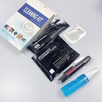 Kit Nettoyage Ordinateur Portable & Clavier - Éponge, Stylo Nettoyant pour Écran, Chiffon, Coton-tiges, Spray - pour Écran, Interstices de Clavier, Grilles d'Aération - Boîte en Carton