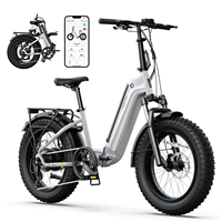 Vélo électrique pliable Yeestep 48V 25 km/h, Fatbike électrique pliable avec batterie 15Ah, cadre en acier léger 250W, vélo électrique