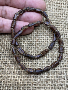 High Quality Natural Wooden <b>Bead</b> <b>Bracelet</b> Handmade Small Barrel Wooden <b>Beads</b> Elastic <b>Bracelet</b> Wholesale Export - Product Image 4