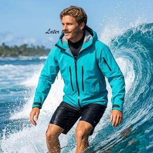 Giacca Hardshell <span class=keywords><strong>Antipioggia</strong></span> Unisex di Qualità, Giacca Impermeabile Outdoor con Cappuccio, Stile Casual Ampio, Abbigliamento da Escursionismo ad Alte Prestazioni - Product Image 1