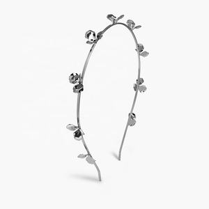 عصابة رأس معدنية عصرية على الطراز الأوروبي والأمريكية عالية الجودة ، إكسسوار شعر بسيط للفتيات - Product Image 4