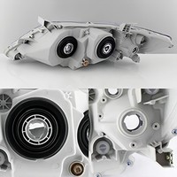 Phares semi-assemblés à succès, feux avant et antibrouillard 12V 55W compatibles avec Toyota Camry version américaine 2010-2011