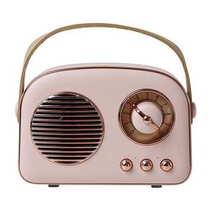 Altavoz inalámbrico Retro, regalos de decoración Vintage para mujeres, hombres, adolescentes, niñas, altavoz Retro inalámbrico portátil, lindo estilo estético para el hogar - Product Image 2