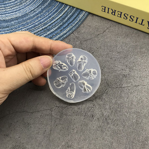 Moules en silicone transparent de qualité alimentaire pour nail art <span class=keywords><strong>japonais</strong></span>, motifs papillon, coquillage, rose, forme rectangulaire pour manucure DIY - Product Image 4
