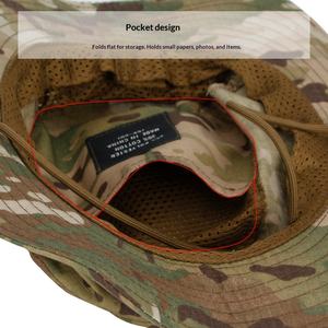 Chapeau de <span class=keywords><strong>soleil</strong></span> réglable YAKEDA, pliable, camouflage, type boonie, pour hommes, pour le sport, les voyages en plein air, le cyclisme, le safari, la pêche - Product Image 5