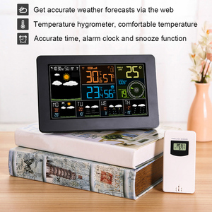 Station météo <span class=keywords><strong>WIFI</strong></span>, thermomètre, hygromètre, mesure de l'humidité extérieure, pression, vent, prévisions météorologiques numériques - Product Image 2