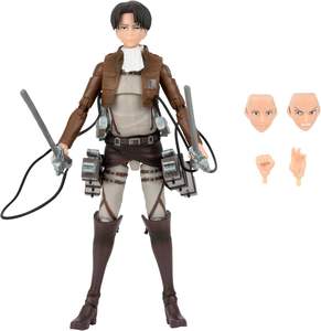 Action Figure <span class=keywords><strong>Anime</strong></span> <span class=keywords><strong>Levi</strong></span> da 6,5 Pollici in PVC con Visi Intercambiabili e Mani e Armi Alternative - Product Image 3