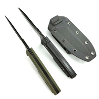 Nouvelle lame en acier inoxydable G10 poignée multifonctionnelle droite Camping en plein air pêche survie couteau de chasse
