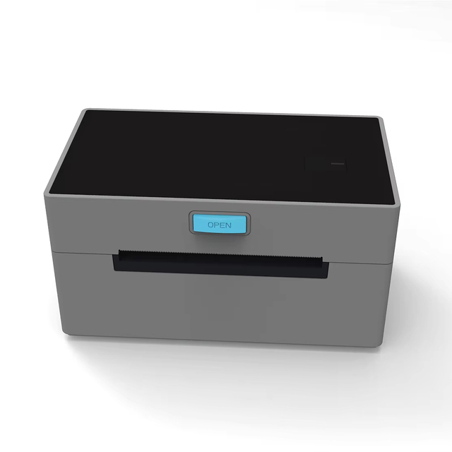 4 Inch 110mm 203dpi High-Speed Thermal Label Printer Used Shipping Labels Desktop Barcode Sticker USB+LAN Interface