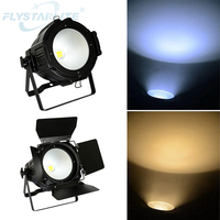 Projecteurs de scène 200W avec volets coupe-flux WW+ CW COB, lumières PAR avec contrôle DMX pour événements, mariages, théâtres, intérieur et extérieur