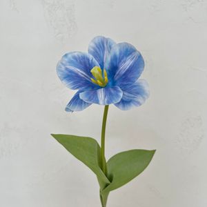 LUYI - <span class=keywords><strong>Eustoma</strong></span> Artificial, Flores Artificiales de <span class=keywords><strong>Eustoma</strong></span> de 4 Cabezas, Arreglo Floral Artificial para Decoración del Hogar, Sala de Estar, Bodas - Product Image 6