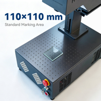 Marqueur laser UV industriel 3W 5W, type de bureau séparé, refroidi par eau, marquage fin sur verre, cristal, PVC et polymères