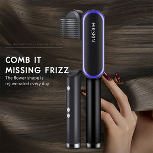 KSKIN Top Selling Product 2 in 1 Hair <b>Straightener</b> Negative Ion Hair <b>Straightener</b> Styling <b>Comb</b> Hair <b>Straightener</b> - Product Image 4