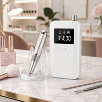 Machine à ongles professionnelle personnalisée 807, perceuse à ongles électrique rechargeable 35000 tr/min, moteur à coupelle creuse, lime à ongles portable